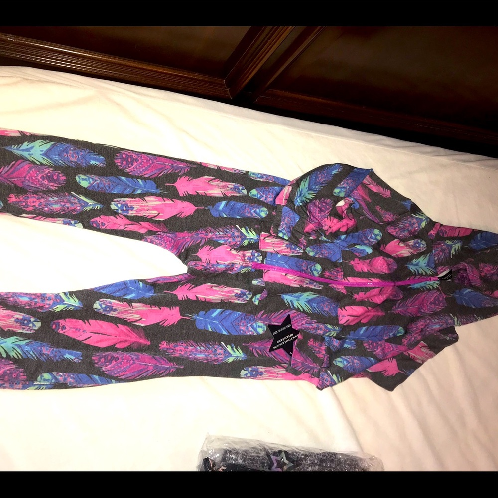 BNWT onesie with hoodie and pockets
